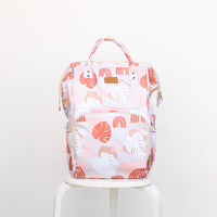 Rainbow Monstera Diaper Backpack