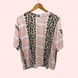 Leopard Hibiscus Womens Tee