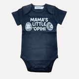 Mama's Opihi Black Onesie
