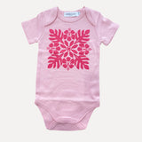 Pink Quilt Pink Onesie