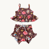 Rainbow and Seashells Thin Strap Set