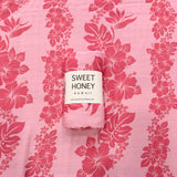 Pink Mauna Lani Swaddle Blanket