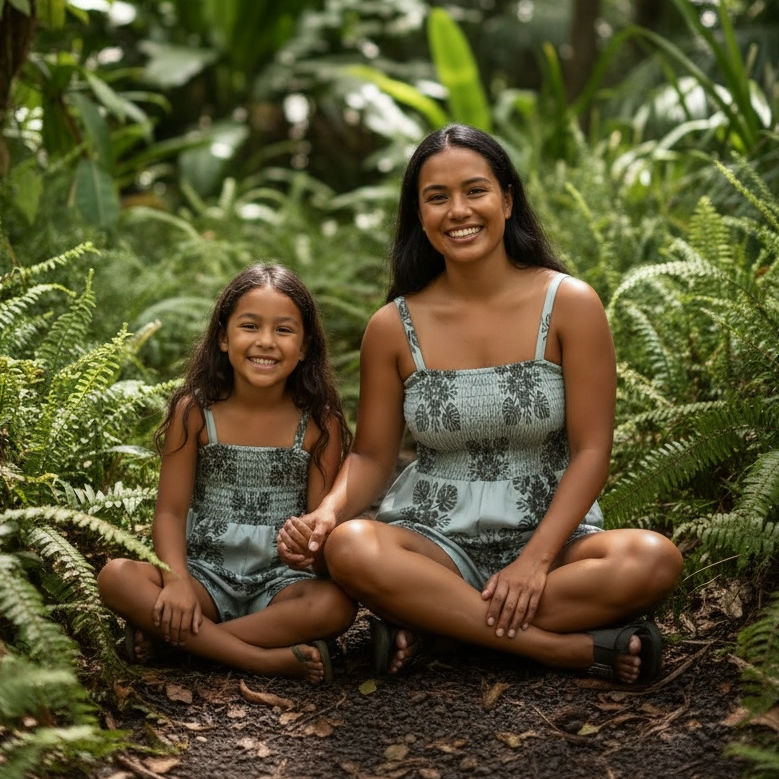 Green Aina Quilt Kaia romper