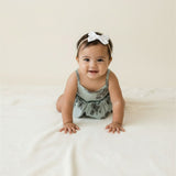 Green Aina Quilt Thin strap Onesie