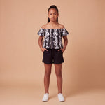 Black Mauna Lani Baby Doll Top - Sweet Sweet Honey Hawaii