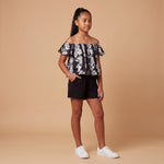 Black Mauna Lani Baby Doll Top - Sweet Sweet Honey Hawaii