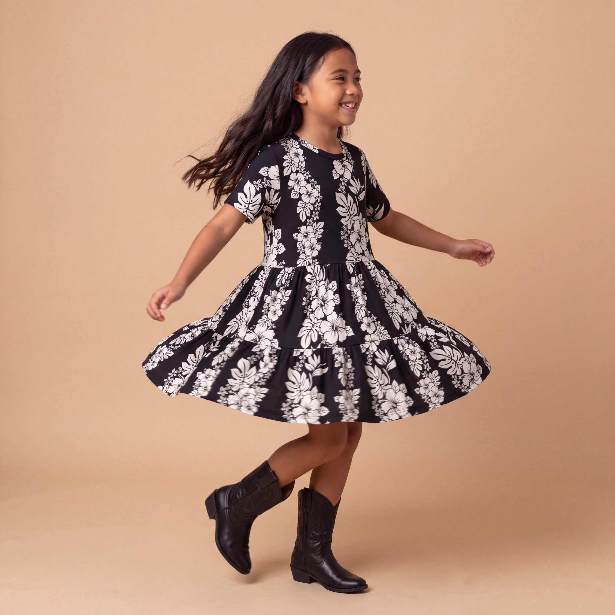 Black Mauna Lani Tee Dress - Sweet Sweet Honey Hawaii