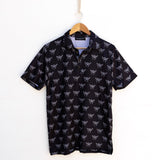 Black Shaka Men's Collared Shirt - Sweet Sweet Honey Hawaii