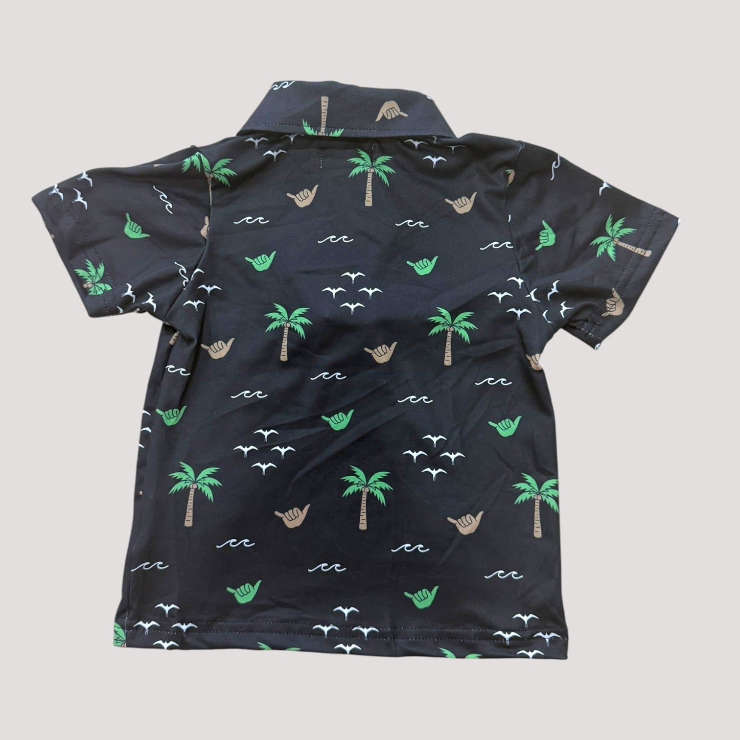 Black Westside collared shirt - Sweet Sweet Honey Hawaii