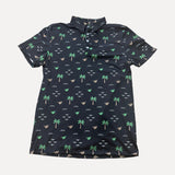 Black Westside Men's collared Shirt - Sweet Sweet Honey Hawaii