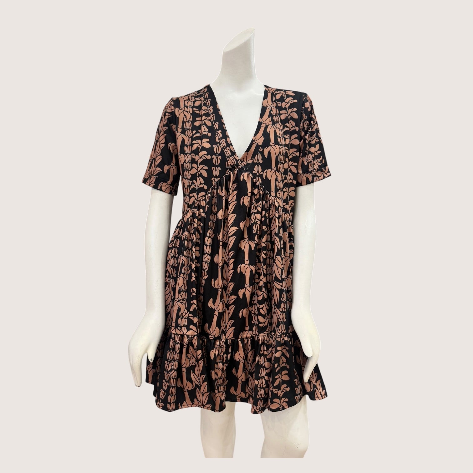 Black/Brown Lei Sammy Dress - Sweet Sweet Honey Hawaii