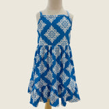 Blue Heritage Quilt Mila Dress - Sweet Sweet Honey Hawaii