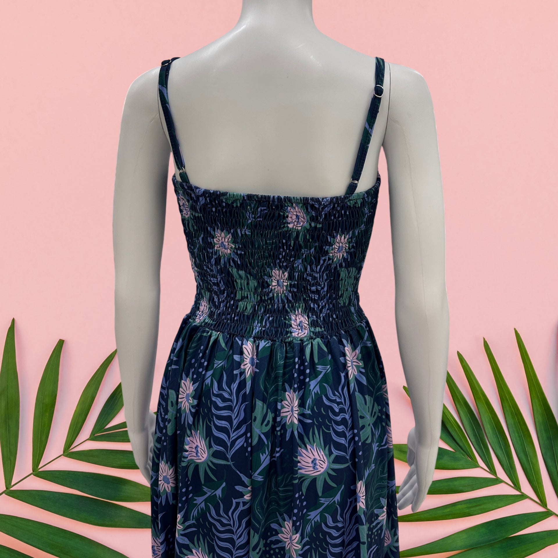 Blue Pahoa Halia Maxi Dress - Sweet Sweet Honey Hawaii