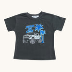Blue Shoot Da Cruz Dark Grey Tee - Sweet Sweet Honey Hawaii
