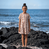 Brown Lei Tee Dress - Sweet Sweet Honey Hawaii