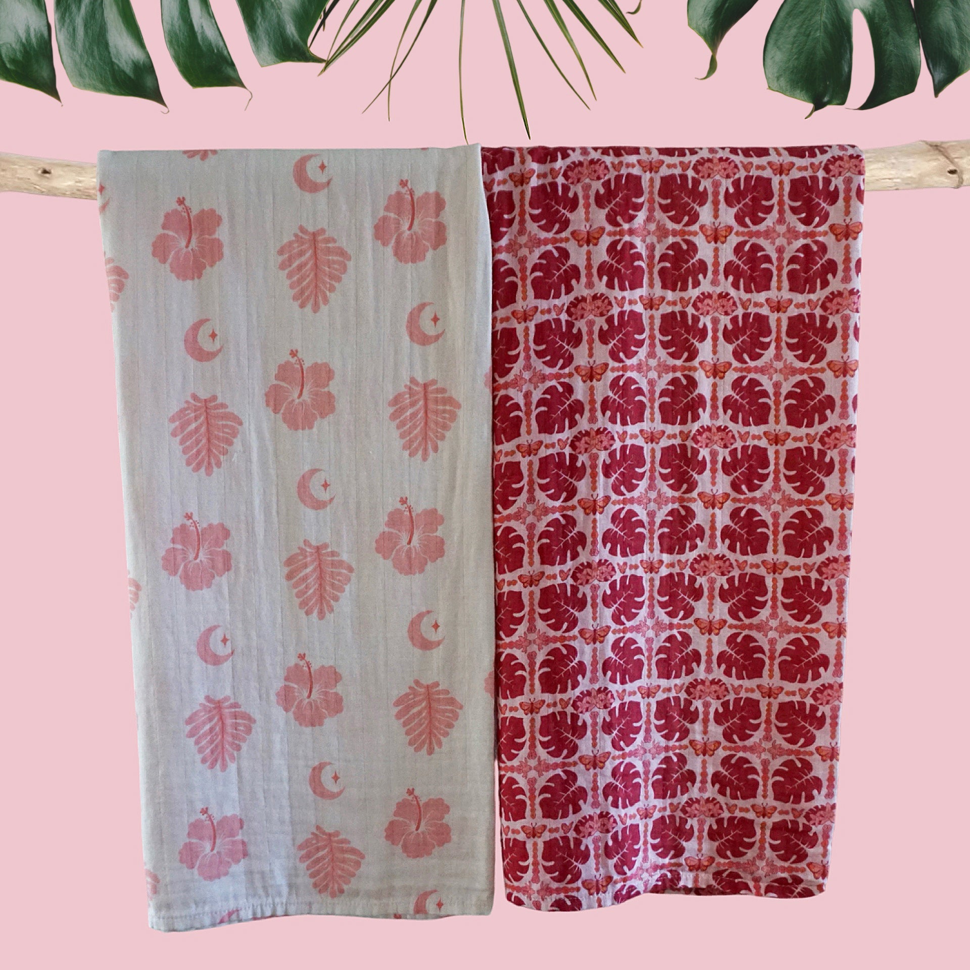 Butterfly Bamboo Swaddle Blanket - Sweet Sweet Honey Hawaii