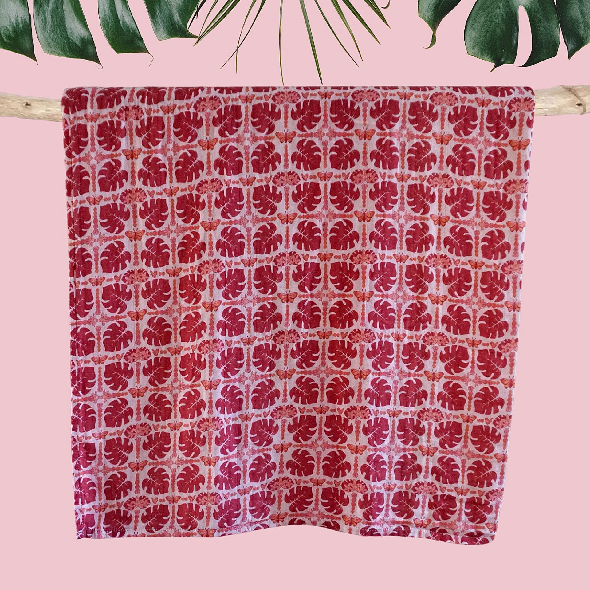 Butterfly Bamboo Swaddle Blanket - Sweet Sweet Honey Hawaii