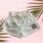 Cheetah Quilt Cream Shorts - Sweet Sweet Honey Hawaii