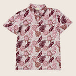Cream Pahoa Mens Collared Shirt - Sweet Sweet Honey Hawaii