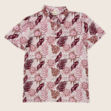 Cream Pahoa Mens Collared Shirt - Sweet Sweet Honey Hawaii