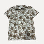 Digital Camo Monstera Men's collared Shirt - Sweet Sweet Honey Hawaii