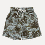 Digital Camo Monstera Shorts - Sweet Sweet Honey Hawaii