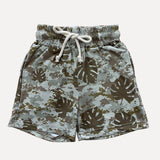 Digital Camo Monstera Shorts - Sweet Sweet Honey Hawaii
