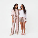 Leopard Hibiscus Womens Flowy Pant