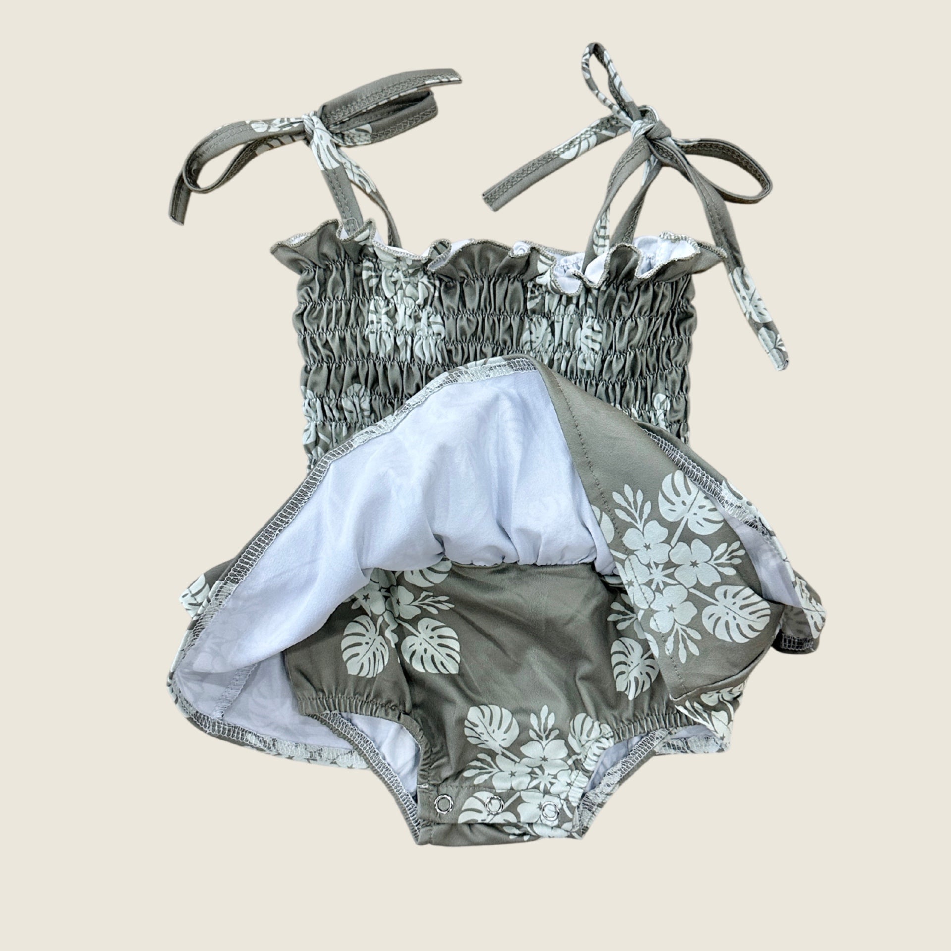 Green Aina Quilt Melody Romper - Sweet Sweet Honey Hawaii