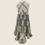 Green 'Ilima Quilt stella Dress - Sweet Sweet Honey Hawaii