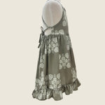 Green 'Ilima Quilt stella Dress - Sweet Sweet Honey Hawaii