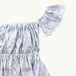 Grey Quilt Off the shoulder Onesie - Sweet Sweet Honey Hawaii