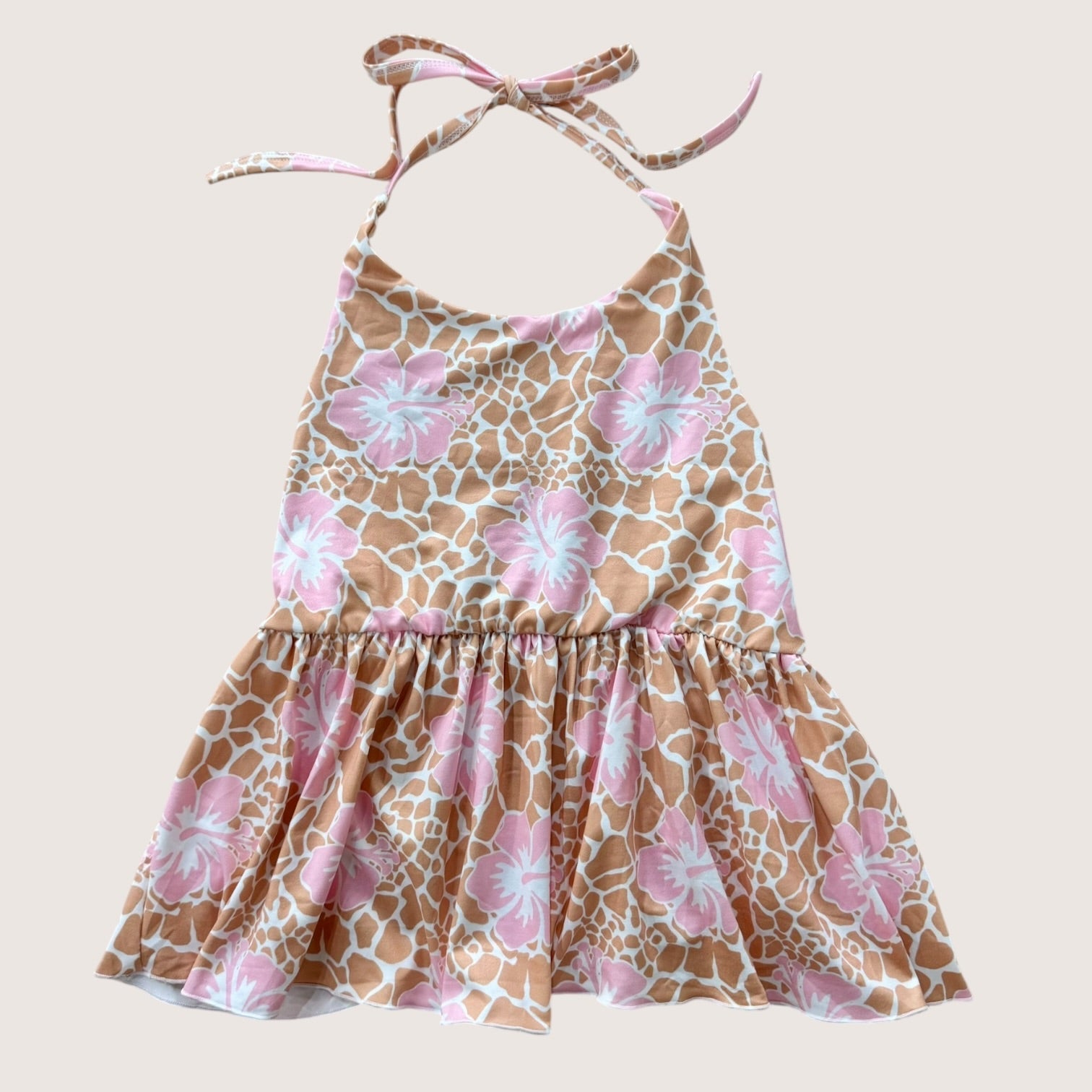 Hibiscus Safari Halter Top - Sweet Sweet Honey Hawaii