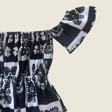 Ho'opili Black Off the shoulder Onesie - Sweet Sweet Honey Hawaii