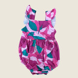 Island Pink Hibiscus Emma onesie - Sweet Sweet Honey Hawaii