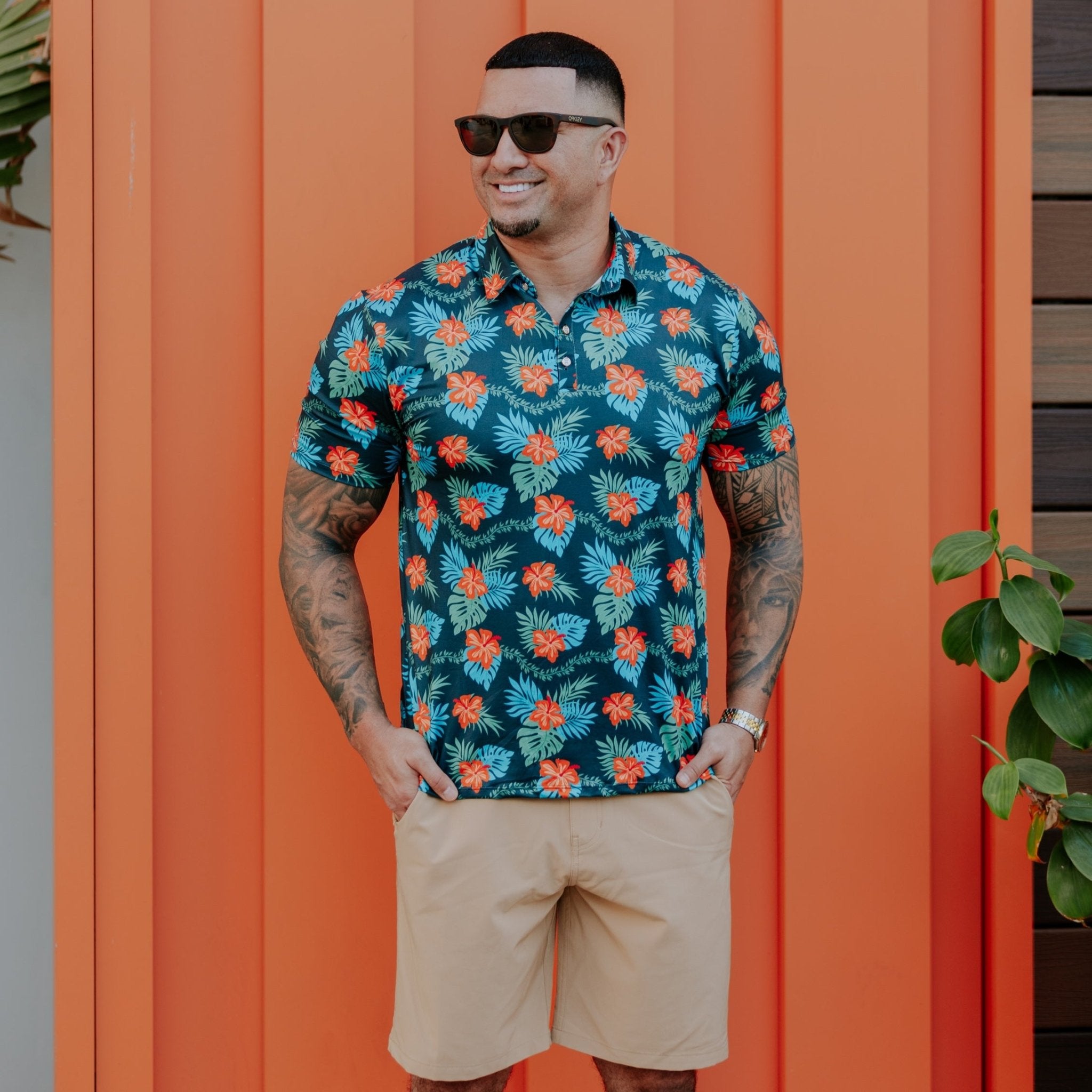 Kealoha Men's Collared Shirt - Sweet Sweet Honey Hawaii