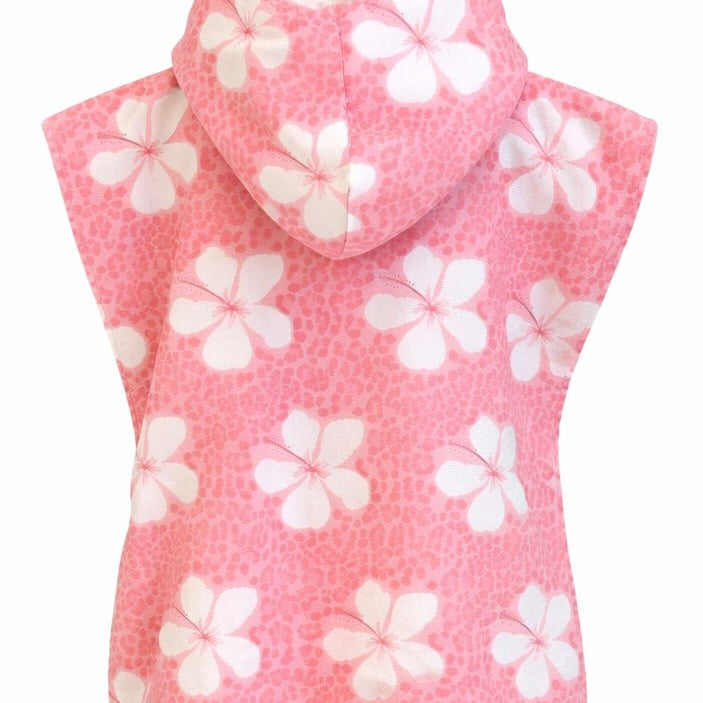Kid's Cheetah Hibiscus Hooded Towel - Sweet Sweet Honey Hawaii