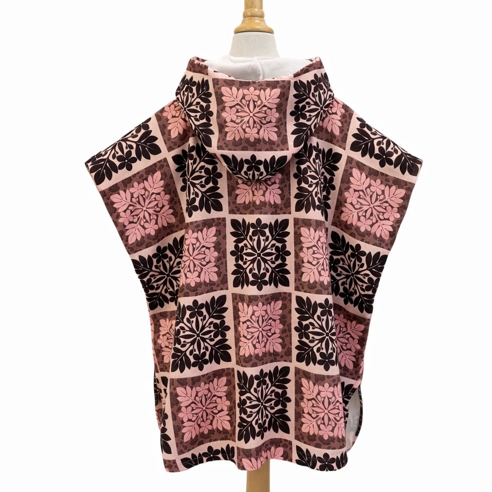 Kid's Wild Blossom Hooded Towel - Sweet Sweet Honey Hawaii