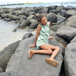 Lei Hiwa Green Elle Romper - Sweet Sweet Honey Hawaii