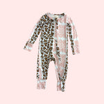 Leopard Hibiscus Baby Pajama - Sweet Sweet Honey Hawaii