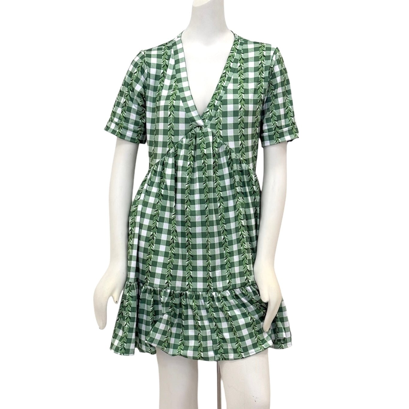Maile Lei Checkered Sammy Dress - Sweet Sweet Honey Hawaii
