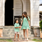 Maile Lei Gingham Sammy Dress - Sweet Sweet Honey Hawaii