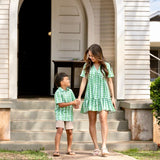 Maile Lei Gingham Sammy Dress - Sweet Sweet Honey Hawaii