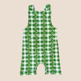Maile Lei Palaka Overalls - Sweet Sweet Honey Hawaii