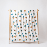 Medium: Island Kendama Minky Blanket - Sweet Sweet Honey Hawaii