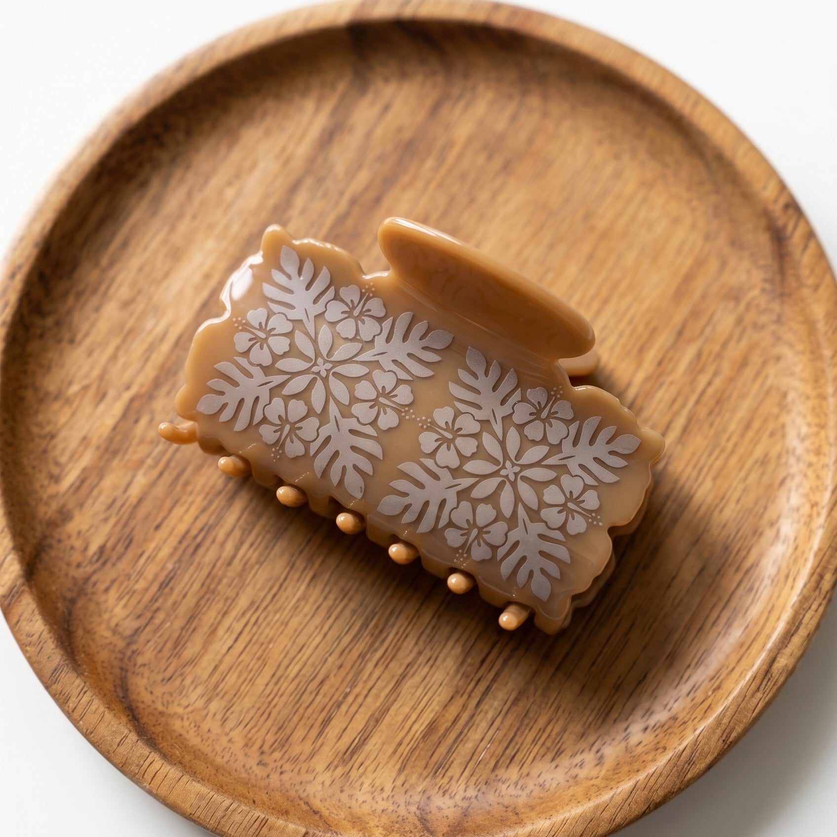 Medium Quilt Claw Clip - Sweet Sweet Honey Hawaii