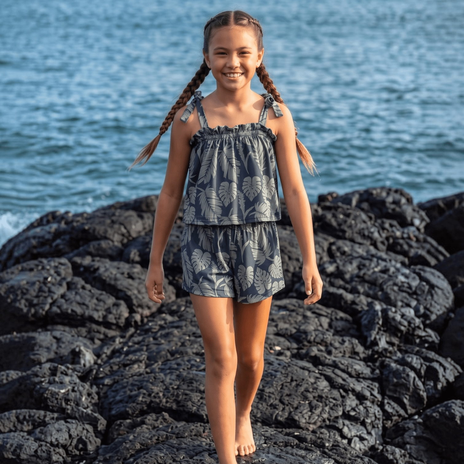 Midnight Palm Kiana Set - Sweet Sweet Honey Hawaii