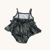 Midnight Palm Thin strap Onesie - Sweet Sweet Honey Hawaii