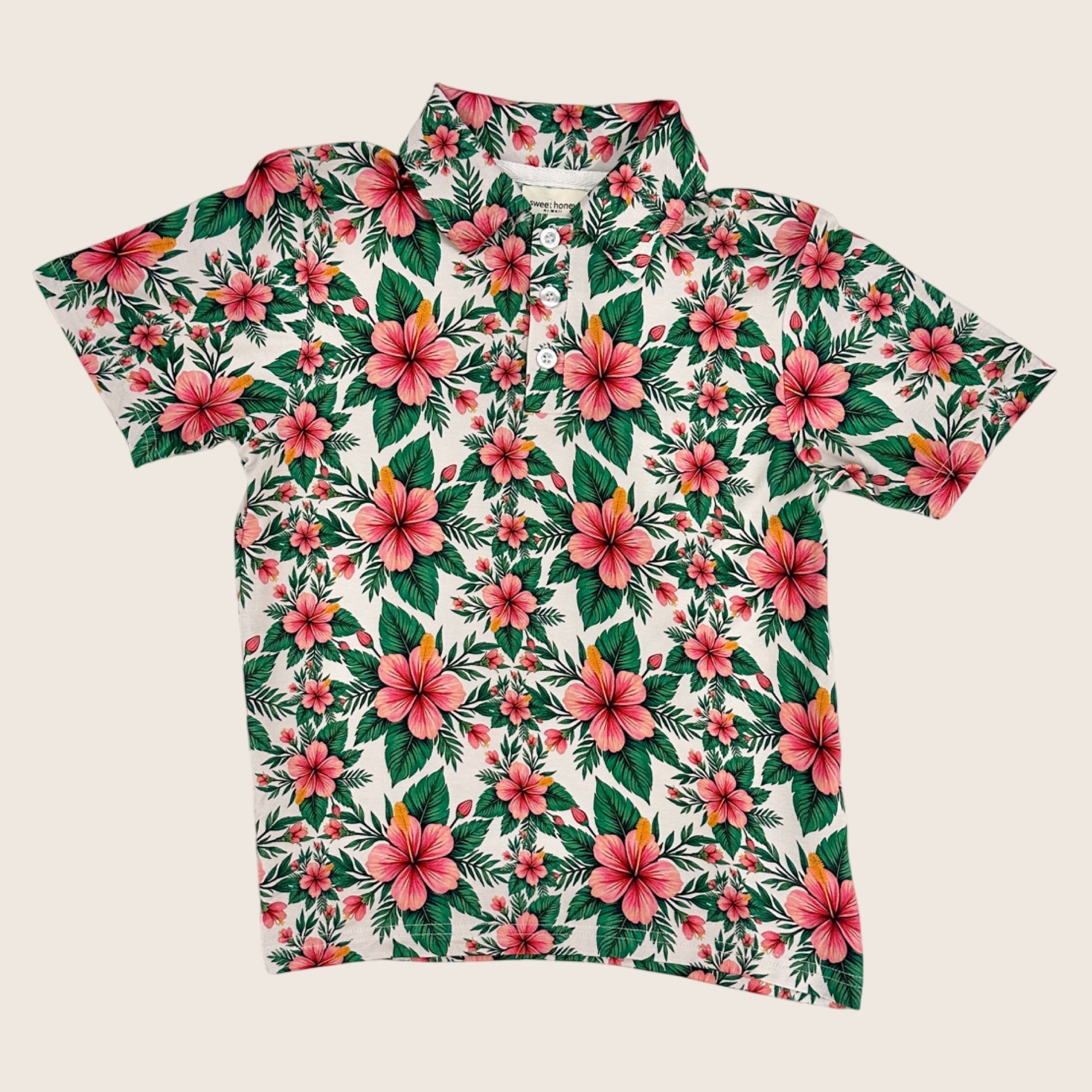 Nohea Men's Collared Shirt - Sweet Sweet Honey Hawaii