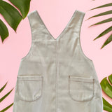 Pink and Purple Plumeria Cream Sailor romper